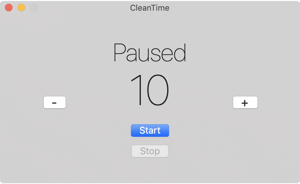 A screenshot of the main interface in light mode