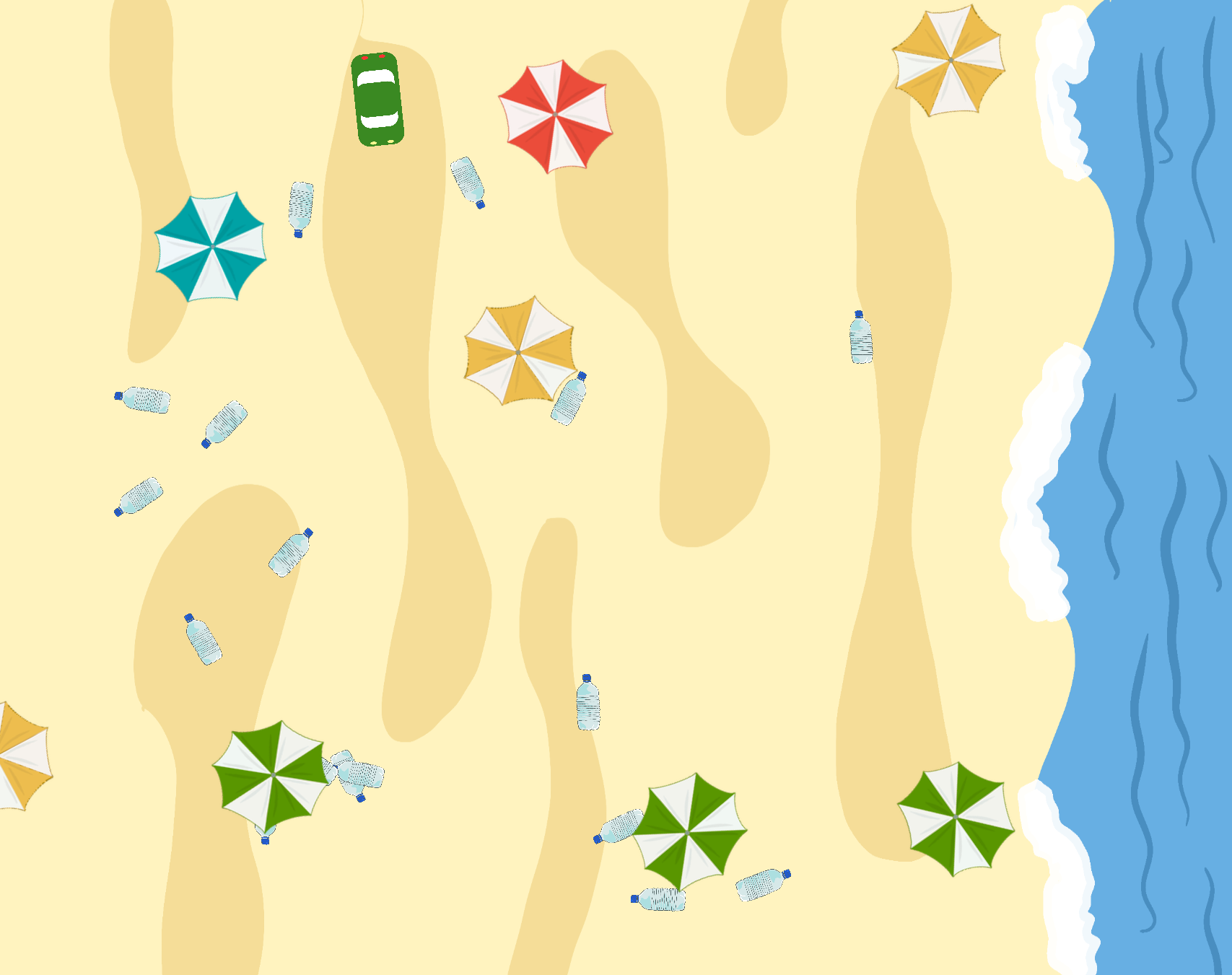 A screenshot of Sea Food during a game.