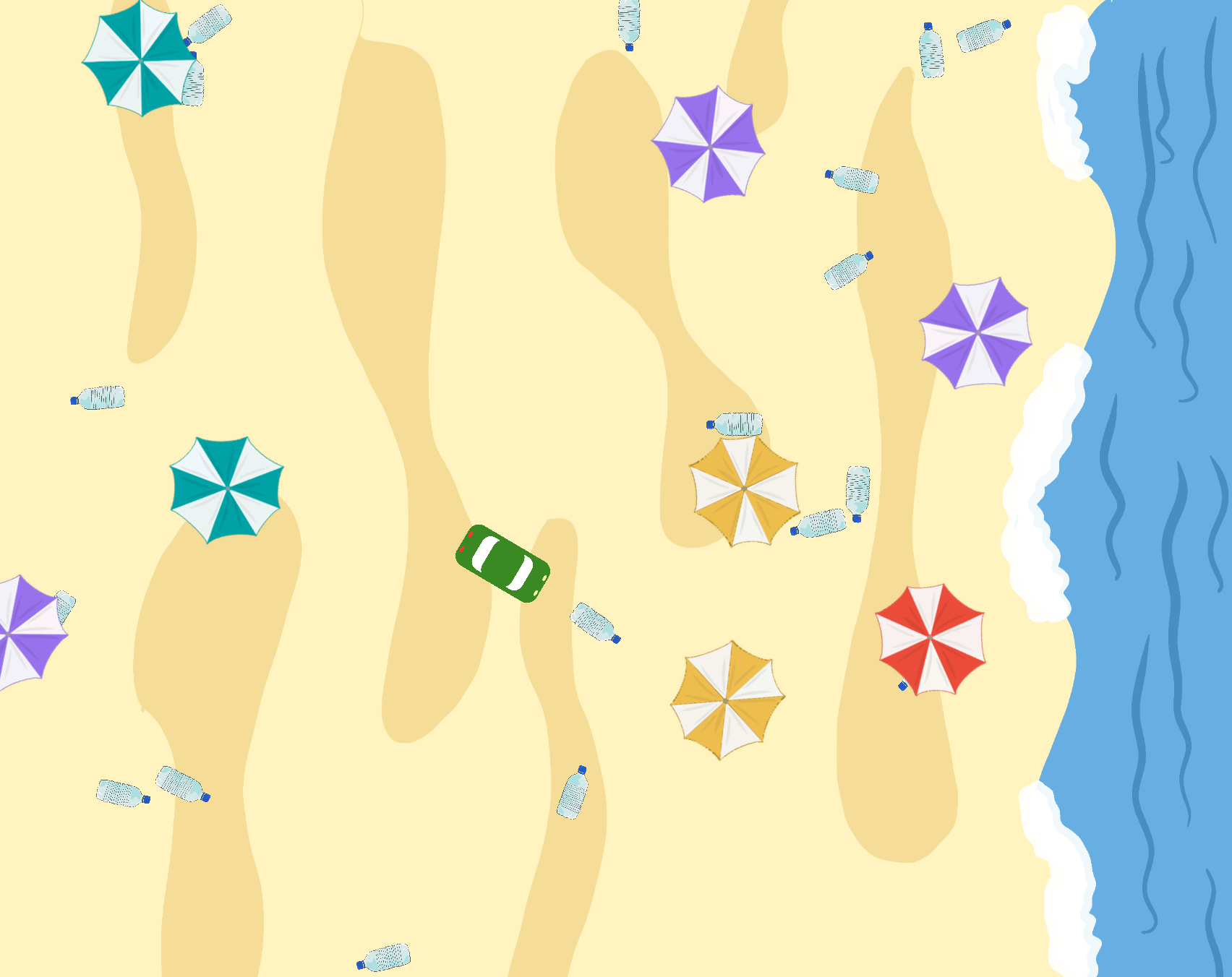 A screenshot of Sea Food during a game.